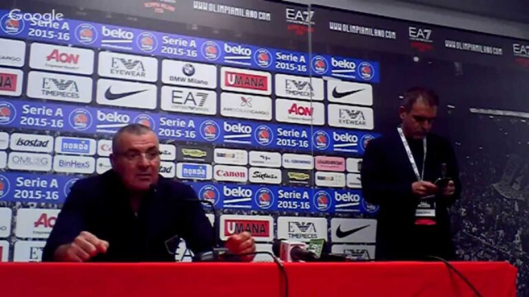 EA7 – Varese: Live dalla Sala stampa