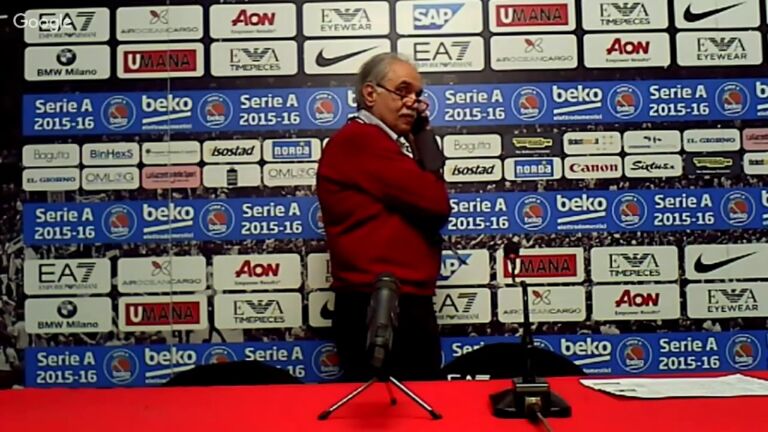 Live dalla sala stampa: EA7 – Cantù